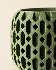 Checker Cut Planter – close-up of the printed texture
