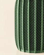 Chevron Fin Vase – close-up of the printed texture