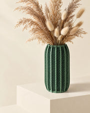 Chevron Fin Vase – styled in use