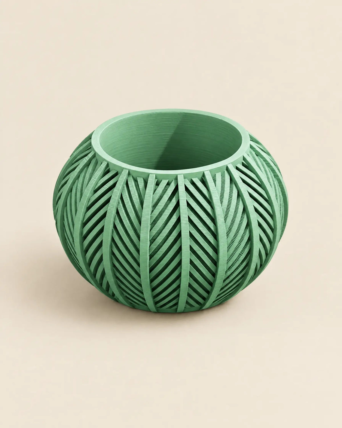 Chevron Round Planter