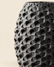 Cobble Scale Vase – close-up of the printed texture