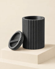 Comb Canister – styled in use