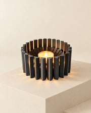 Comb Tealight Holder – styled in use