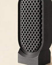Comb Window Vase – close-up of the printed texture