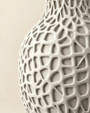 Coral Pore Vase – close-up of the printed texture