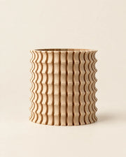 Corrugated Column Planter – front view