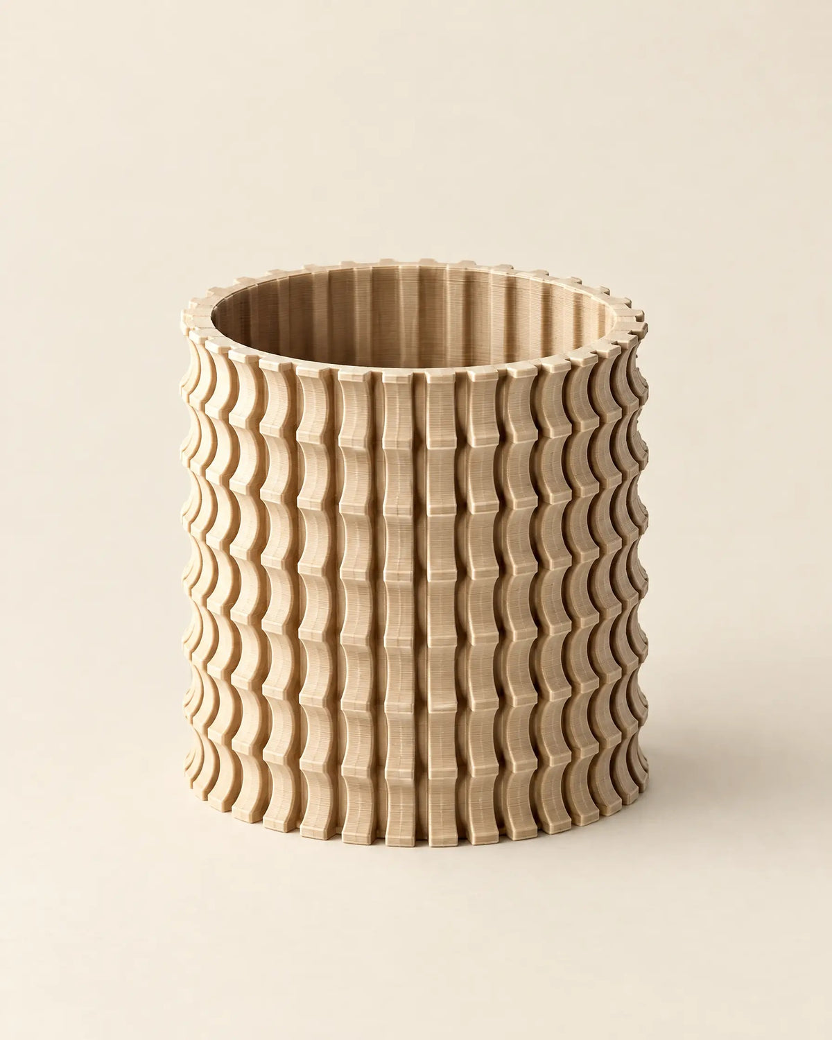 Corrugated Column Planter