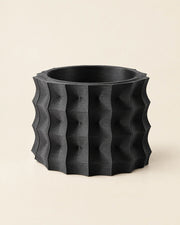 Corrugated Planter – three-quarter studio view