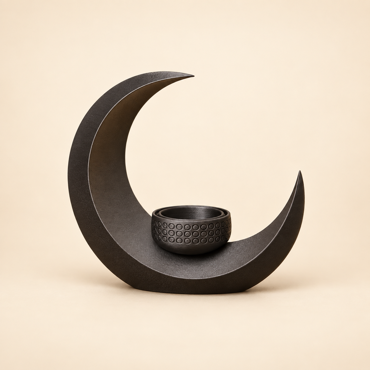 Crescent Moon LED Holder