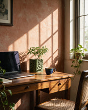 Dash Cut Planter – on a work desk in morning sun