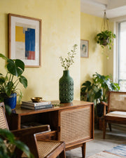 Dash Slot Vase – styled on a console