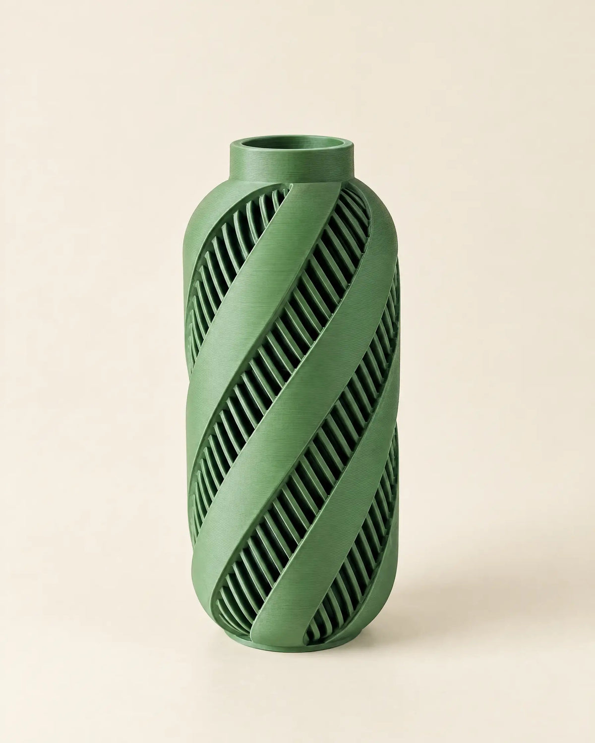 Diagonal Stripe Vase
