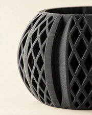Diamond Fin Planter – close-up of the printed texture