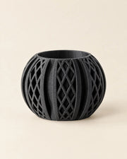 Diamond Fin Planter – three-quarter studio view