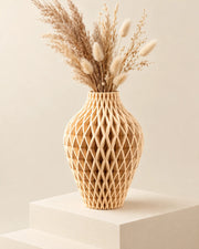Diamond Lattice Vase – styled in use