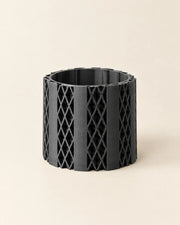 Diamond Net Planter – three-quarter studio view