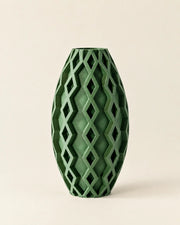 Diamond Oval Vase – front view