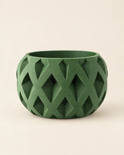 Diamond Relief Planter – front view