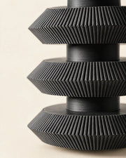 Disc Tier Vase – close-up of the printed texture