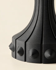 Dome Stud Vase – close-up of the printed texture