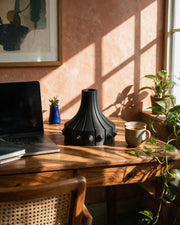 Dome Stud Vase – on a work desk in morning sun