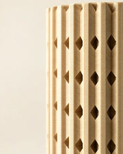 Dot Column Vase – close-up of the printed texture