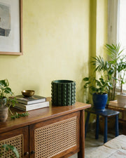 Dot Stud Planter – styled on a console
