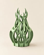 Drag Ribbon Vase – three-quarter studio view