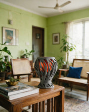 Ember Web Planter – styled on a console
