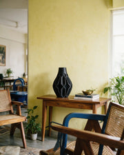 Facet Fin Vase – styled on a console