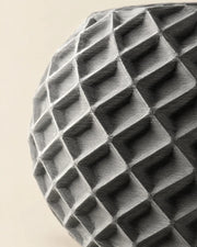 Faceted Orb Planter – close-up of the printed texture