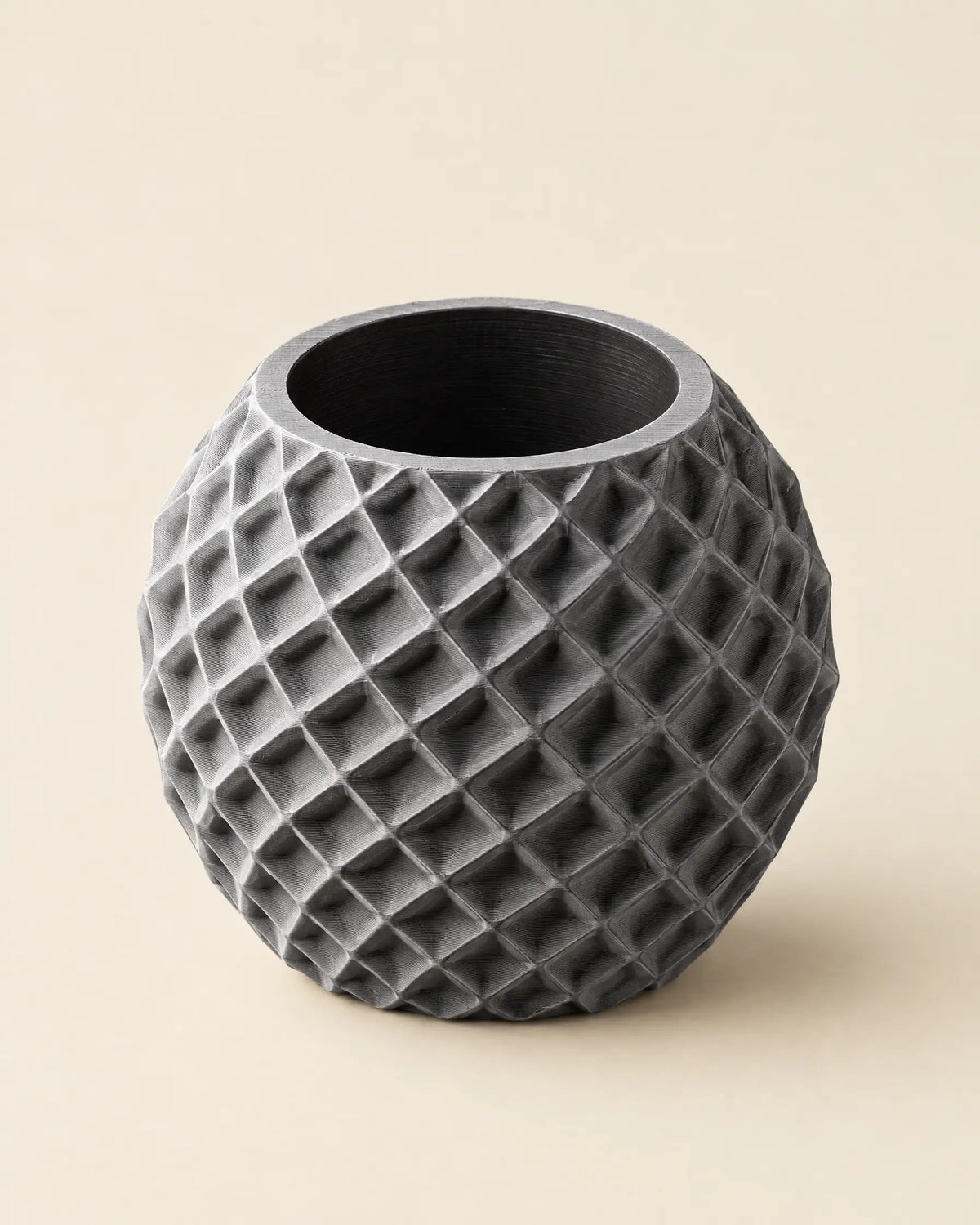 Faceted Orb Planter