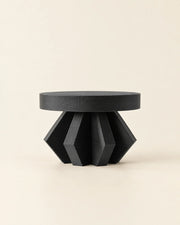 Faceted Plinth Plant Stand – front view