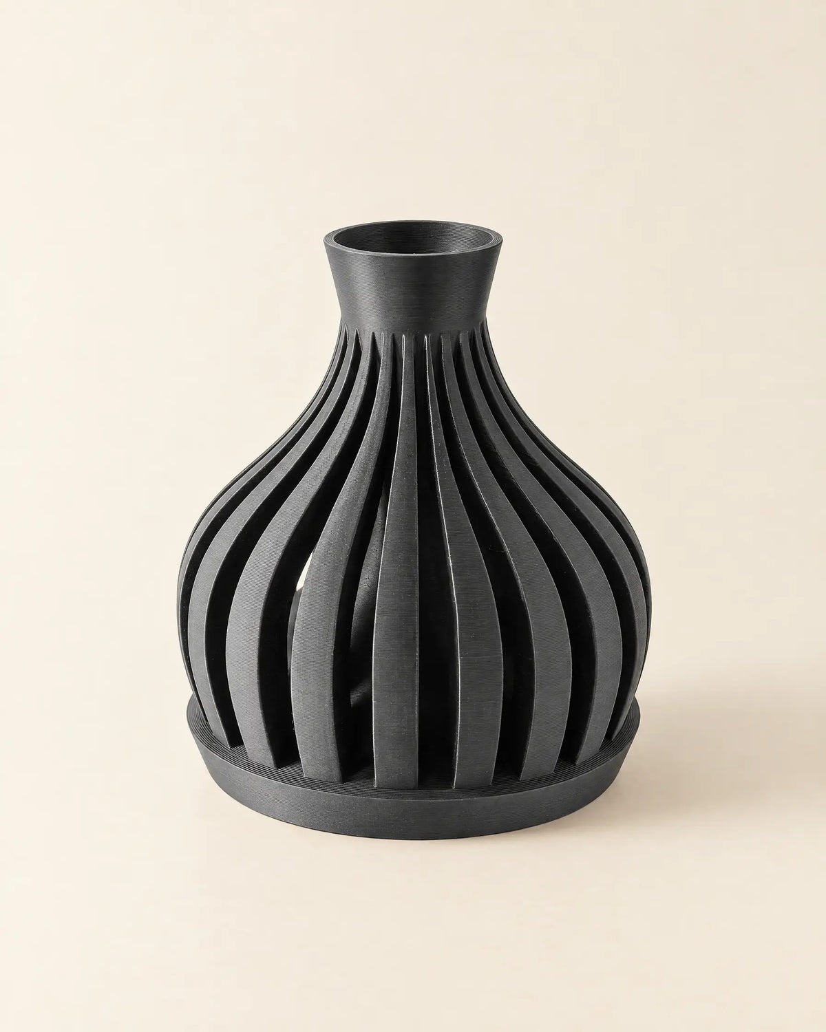 Fin Bulb Vase