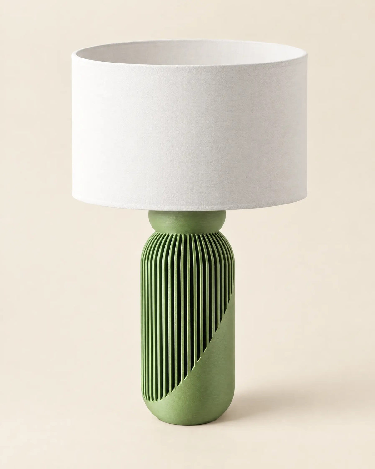 Fin Cylinder Table Lamp