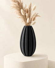 Fin Oval Vase – styled in use