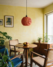 Fine Cell Pendant Light – styled on a console