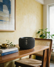 Fine Mesh Planter – styled on a console