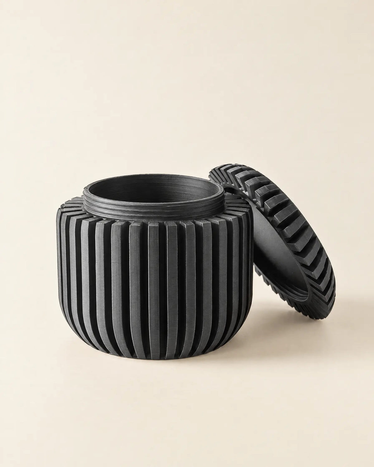 Fine Rib Jar