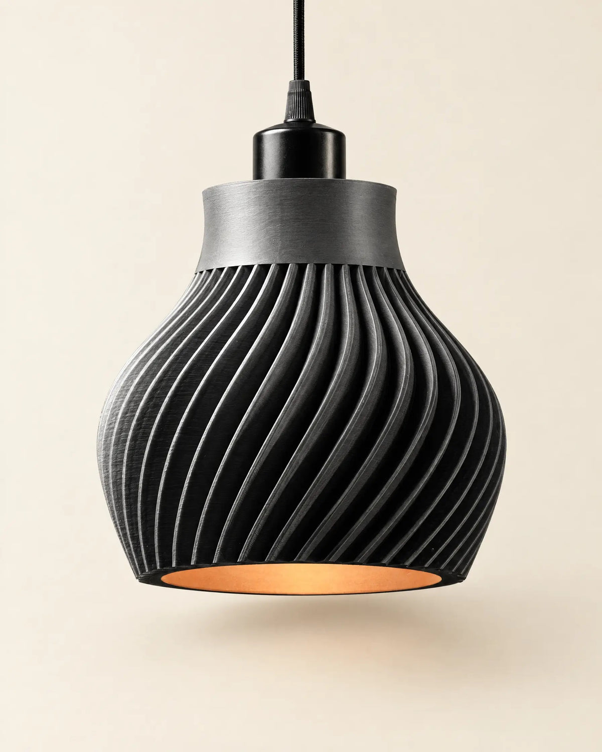 Fine Rib Pendant Light