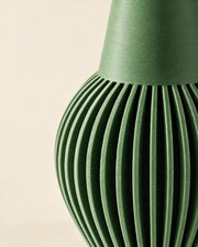 Fine Rib Vase – close-up of the printed texture