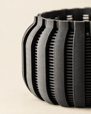 Fine Slat Orchid Planter – close-up of the printed texture
