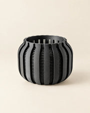 Fine Slat Orchid Planter – three-quarter studio view