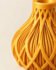 Flame Bud Vase – close-up of the printed texture