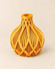 Flame Bud Vase – three-quarter studio view