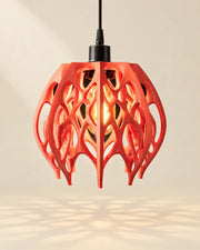 Flame Cage Pendant Light – styled in use