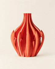Flame Fin Vase – front view