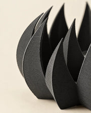 Flame Tealight Holder – close-up of the printed texture