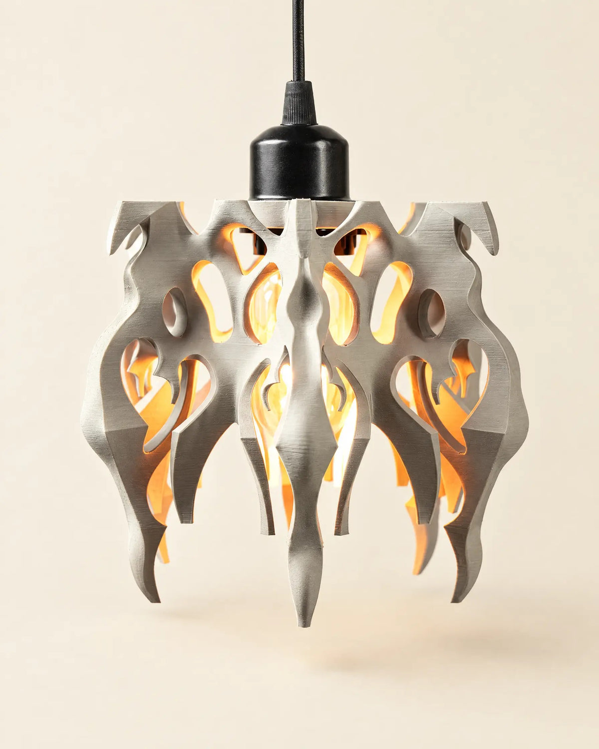 Flame Tendril Pendant Light