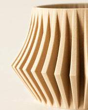 Flared Fin Planter – close-up of the printed texture